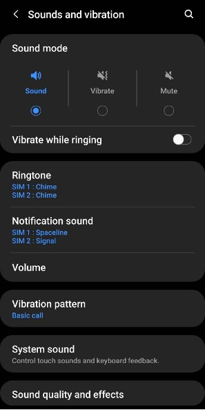 change ringtone for Android 2